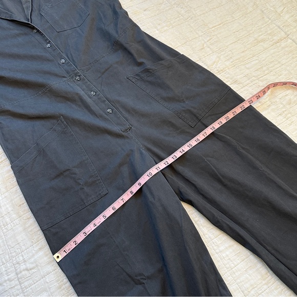 Bridge & Burn The Lou Utility Jumpsuit NWT NEW Large Slate - Picture 11 of 13